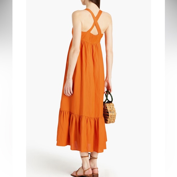 Sandro Tulipe gathered midi dress - Picture 5 of 8